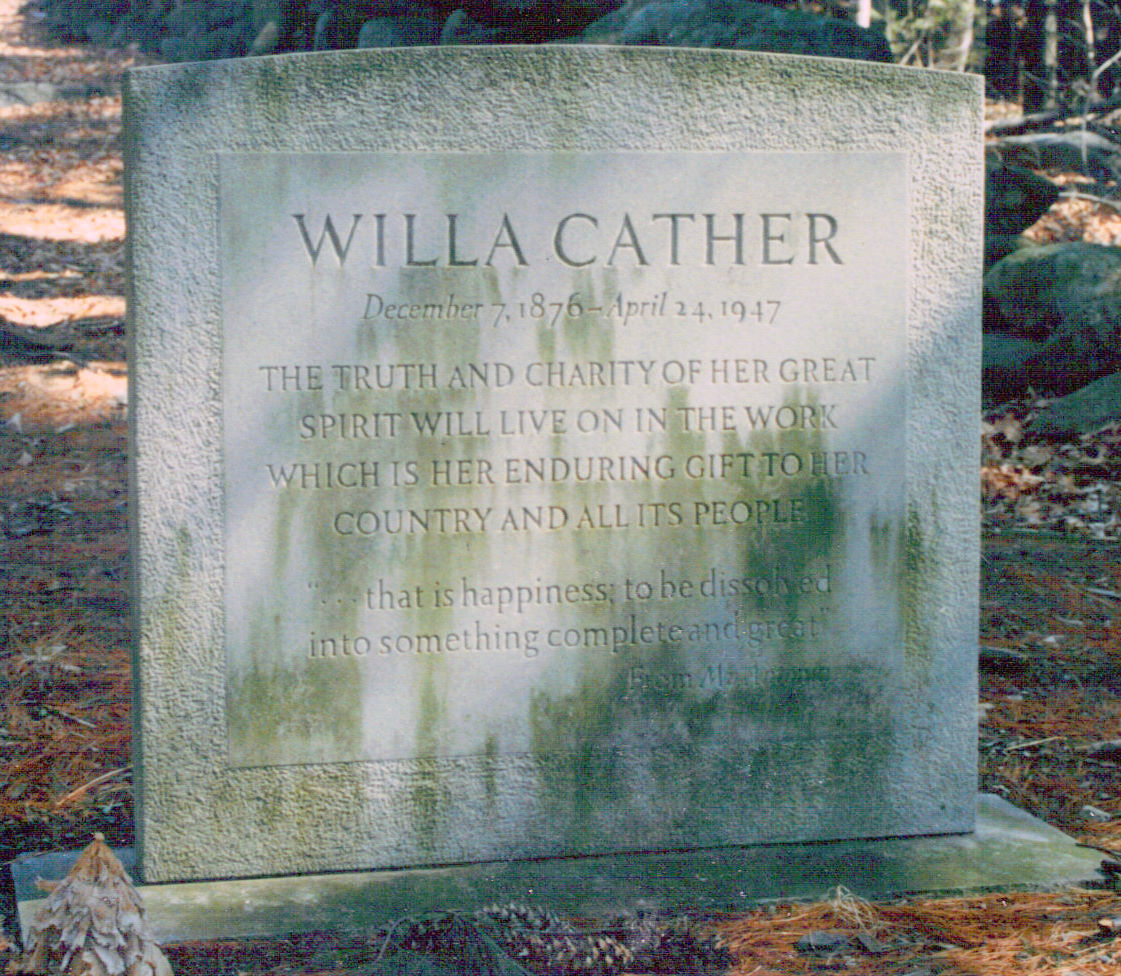  Willa Cather Monument  Old Burying Ground, Jaffery, New Hampshire 