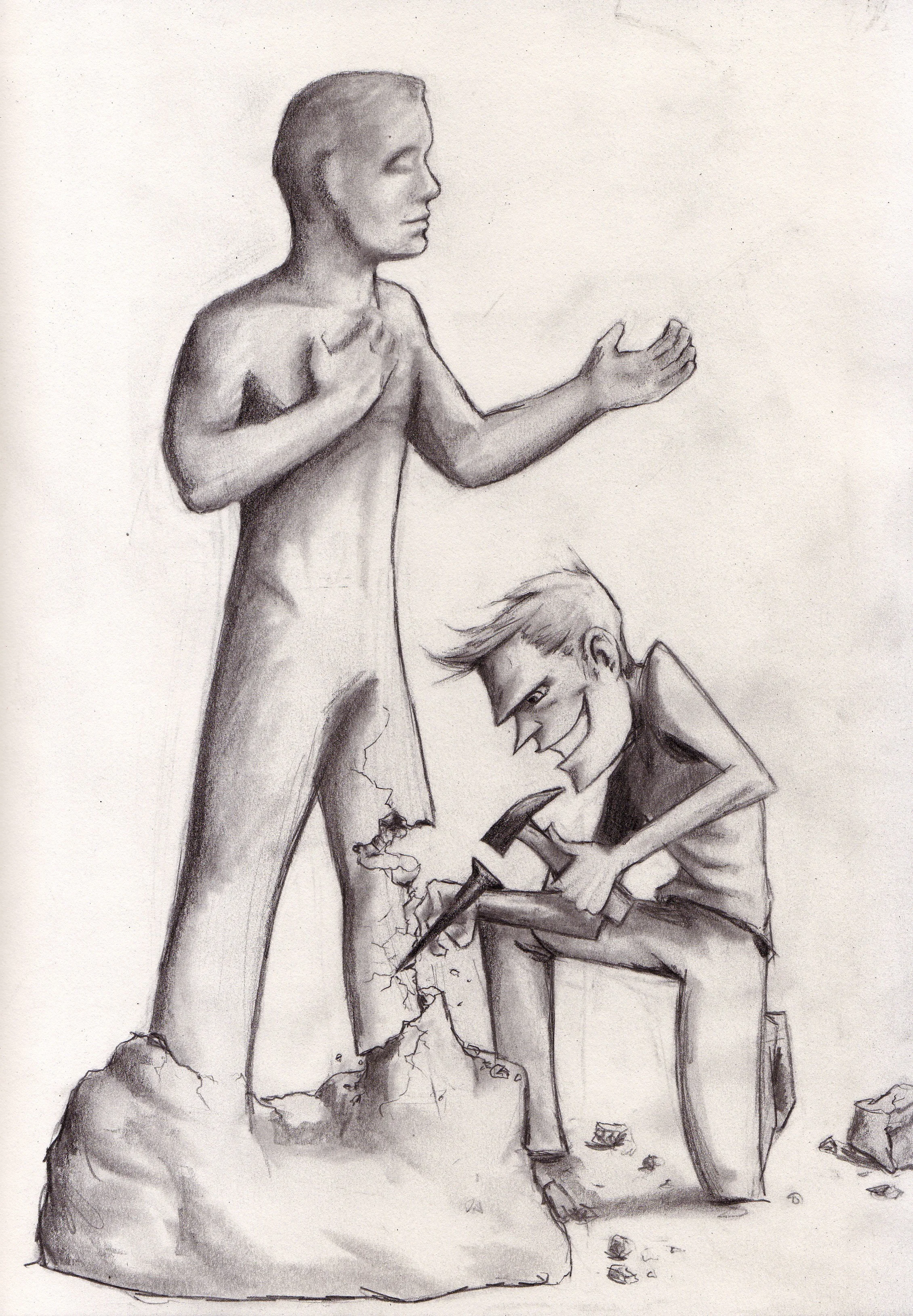 The Self-Destructive Sculptor