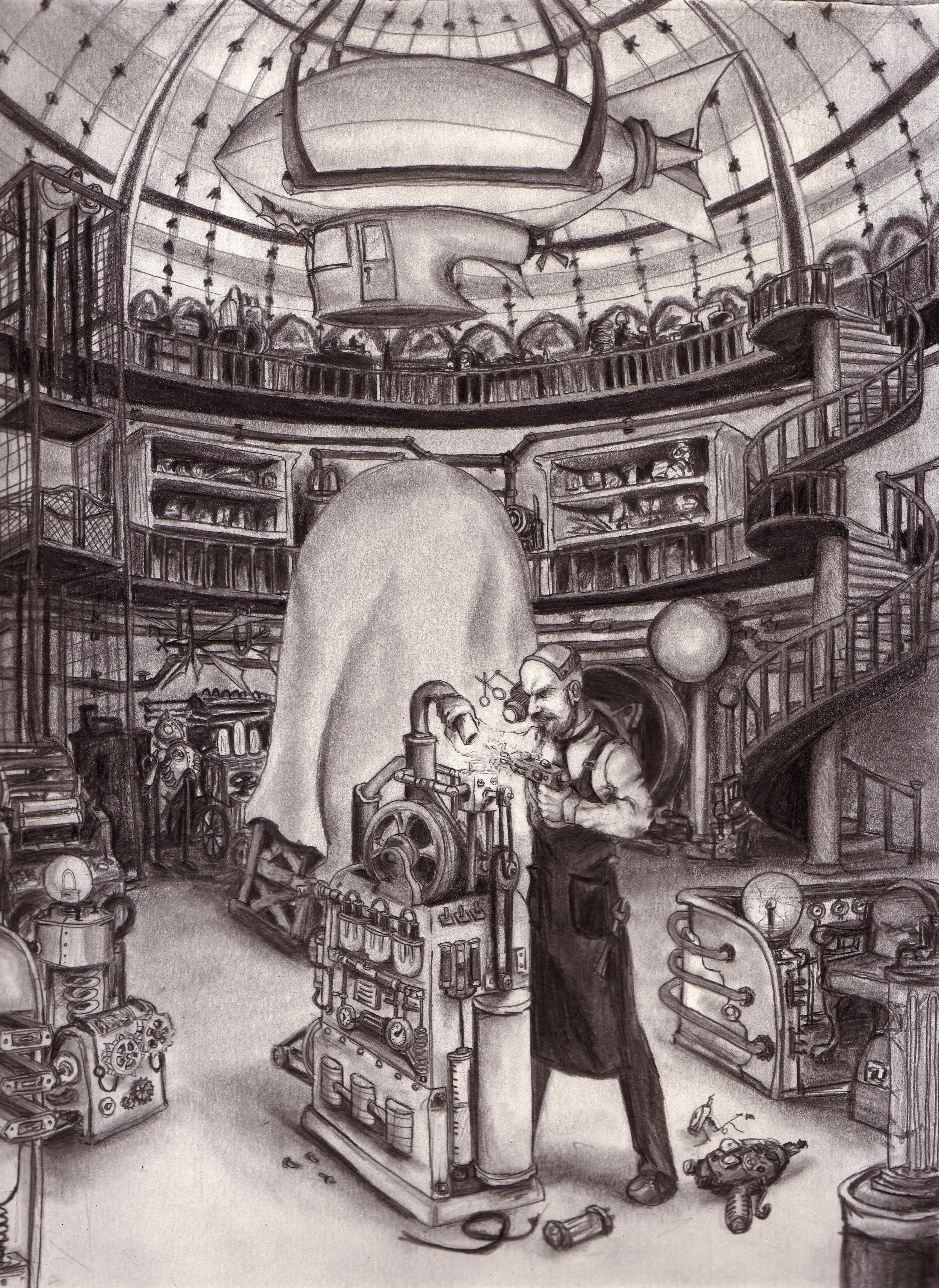 STEAMPUNK - laboratory