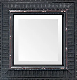black stripe small decorative mirror traditional