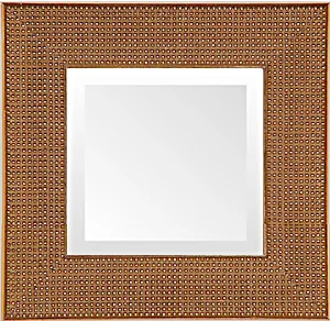 gold dots small decorative mirror quality made in usa