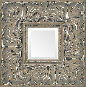 Baroque Wide Antique Silver Museum Ornate Mirror.jpg
