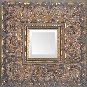 Large Museum Gold Baroque Frame Mirror.jpg