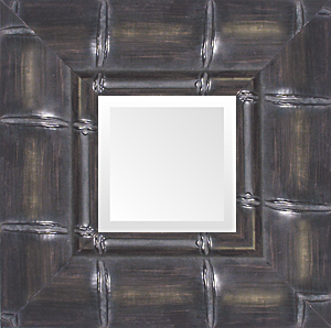 Wide Black Bamboo Decorative Mirror.jpg
