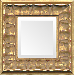 decorative quality small mirror gold piecrust