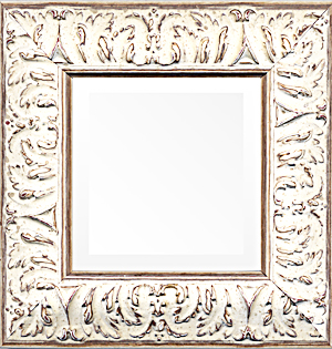 Ornate White Distressed Small Decorative Mirror Museum Facsimiles Ornate White Distressed Small, White Ornate Mirror Small