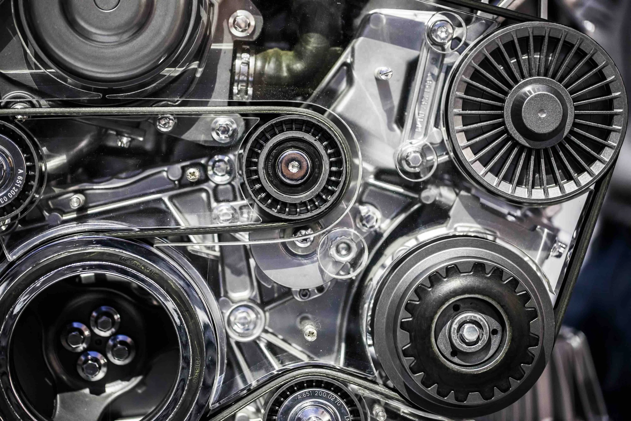 Photo of a shiny machine.