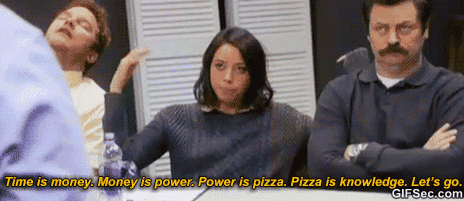 Where's the pizza?! (Photo Source: NBC via gifsec.com )