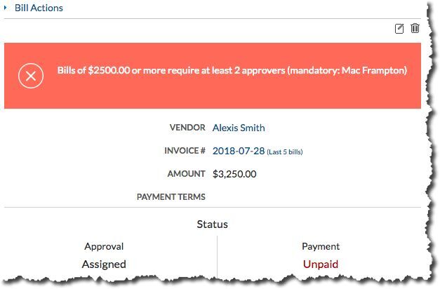Once you create approval policies within Bill.com, the application enforces them. Pricing starts at $39 per user/month, which includes accounting software integration and your choice of payable or receivable support. You can get both for $59 per user/month – plus advanced automation and approver options. Many More
