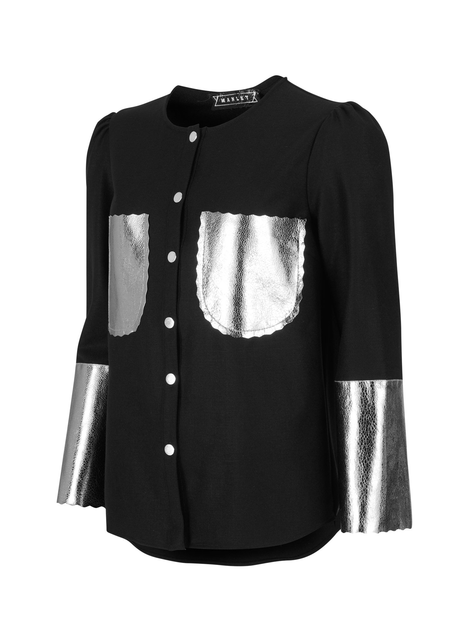 Tabby shirt - Black and silver - side.jpg