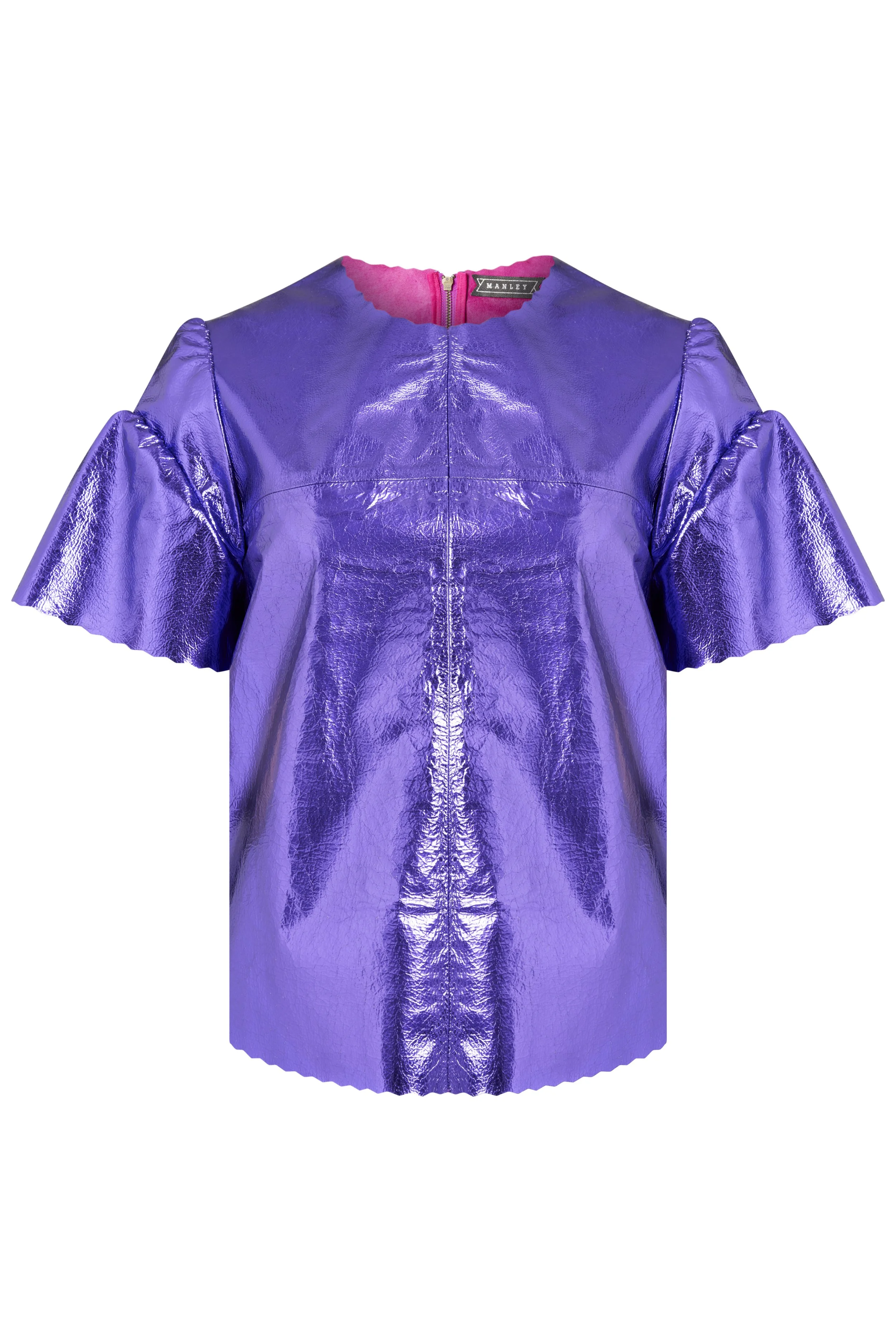 Stella Metallic Leather T-Shirt