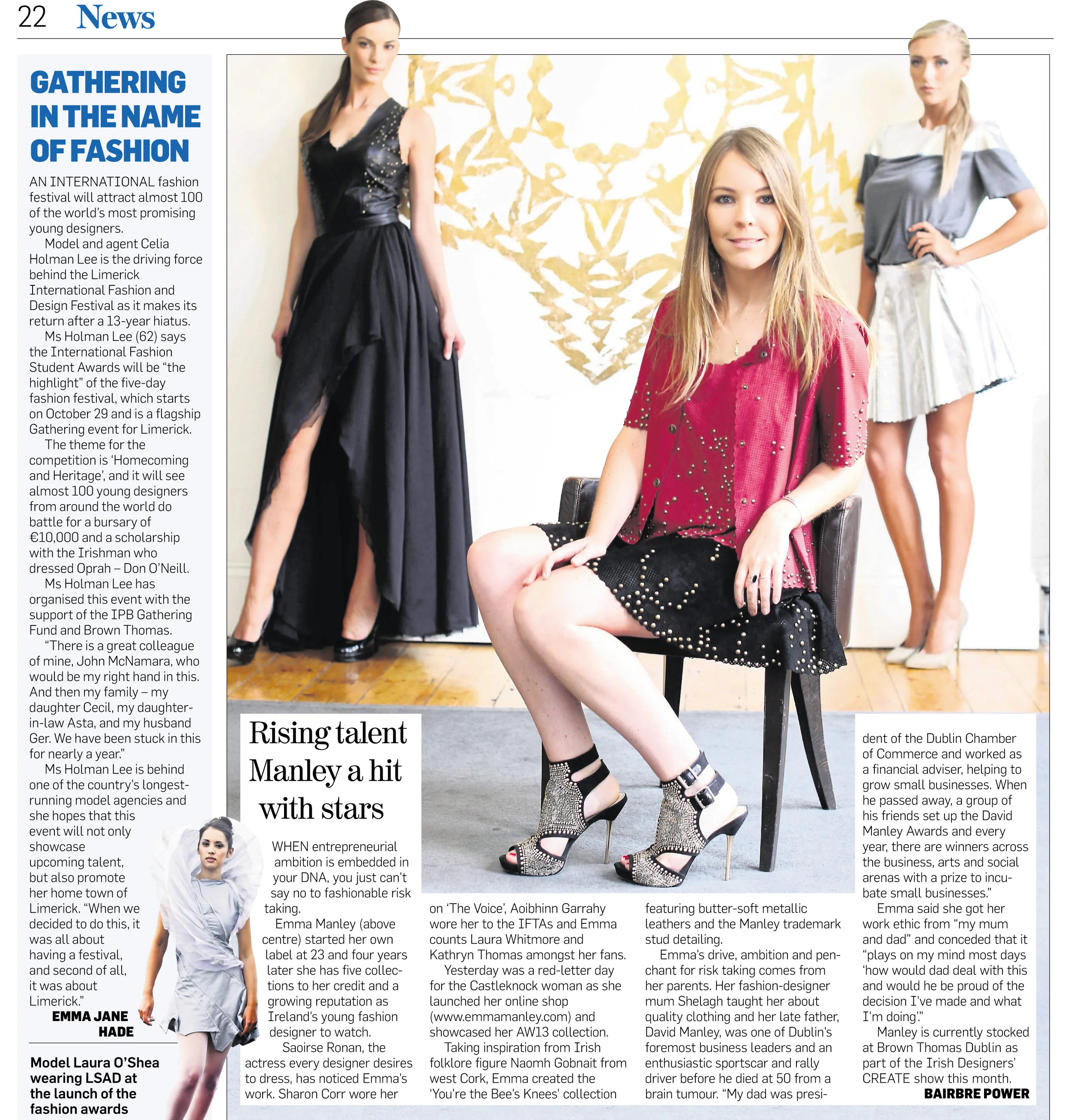 Irish Independent featuring Emma Manley