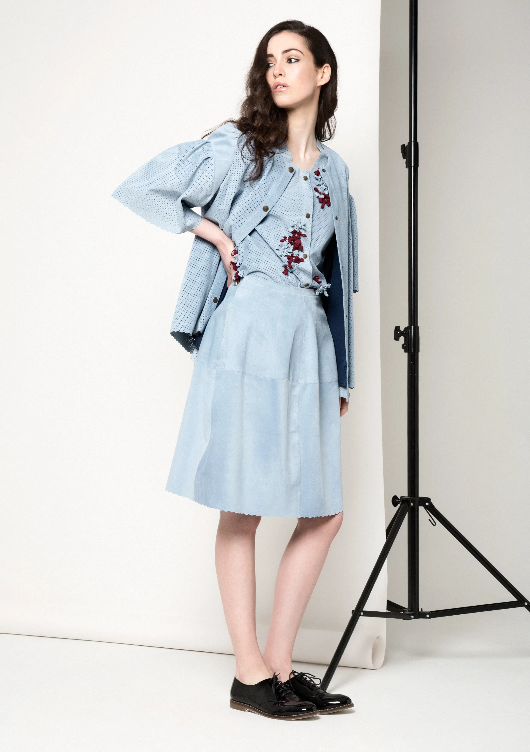 Maya Coat /// Powder Blue