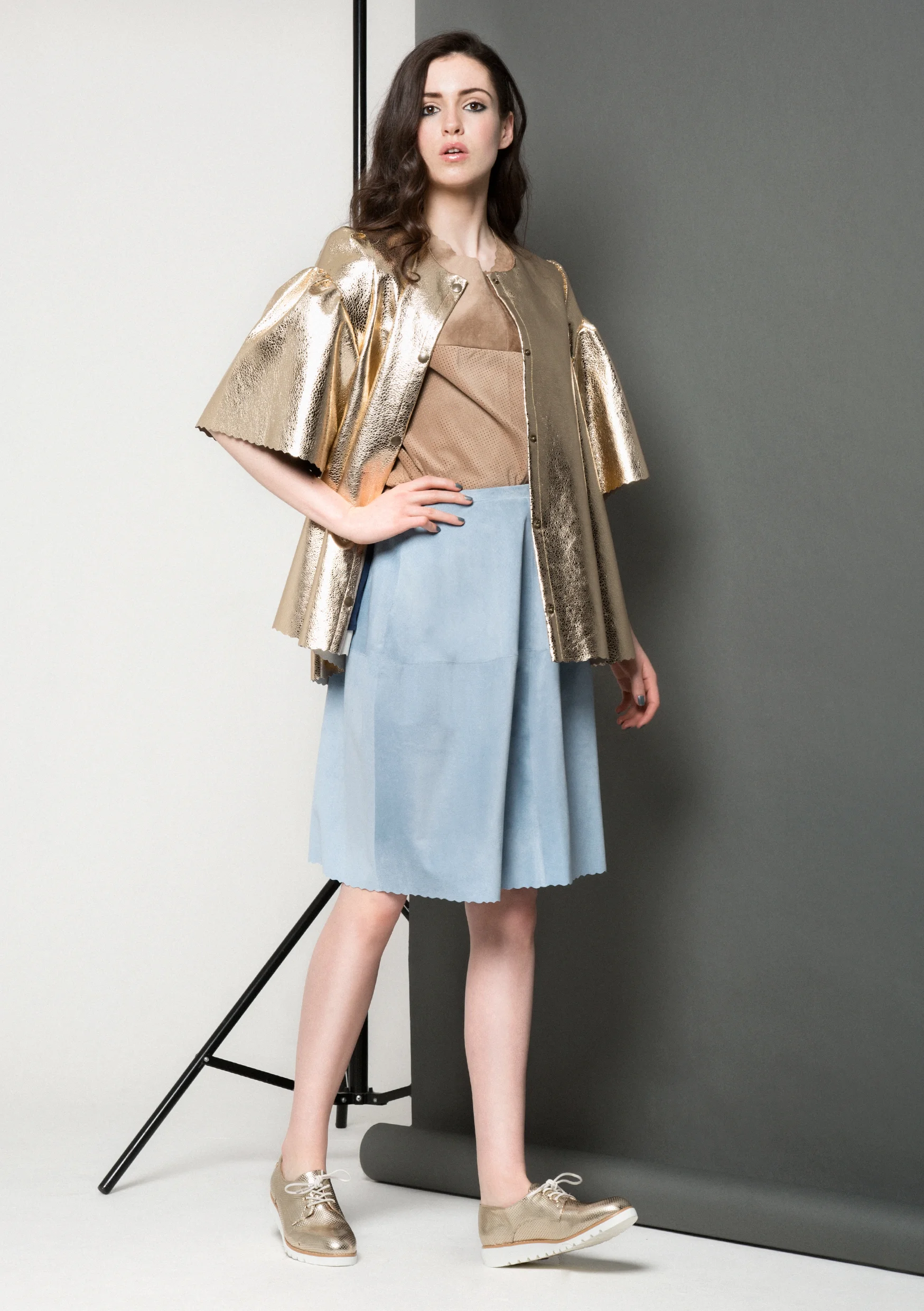 Maya Bubble Coat /// Gold