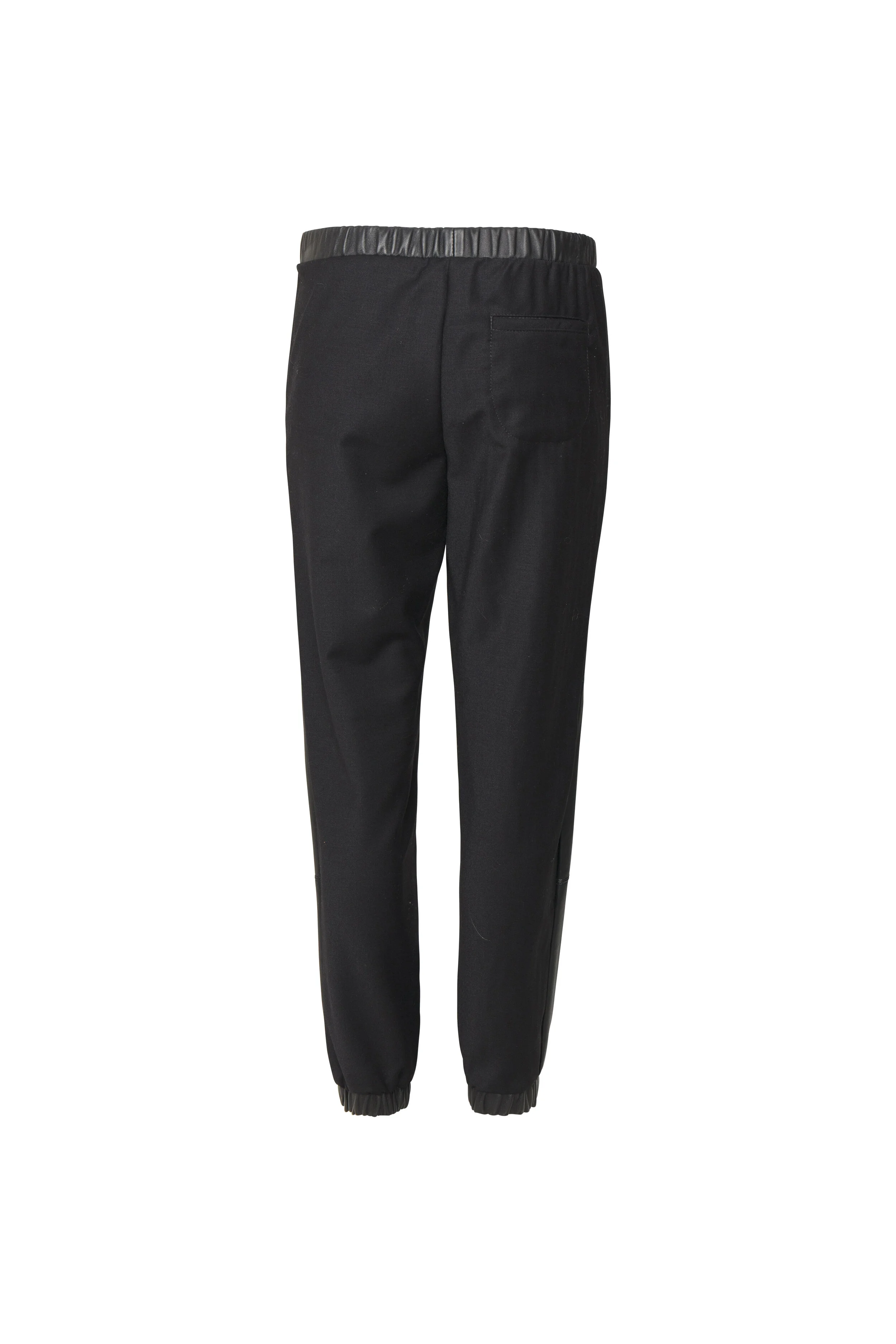 Blair leather and wool pants - Black 