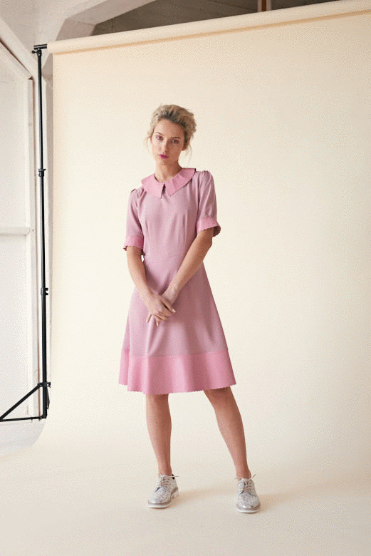 Manley SS17 - Tabby Dress {pink}.gif