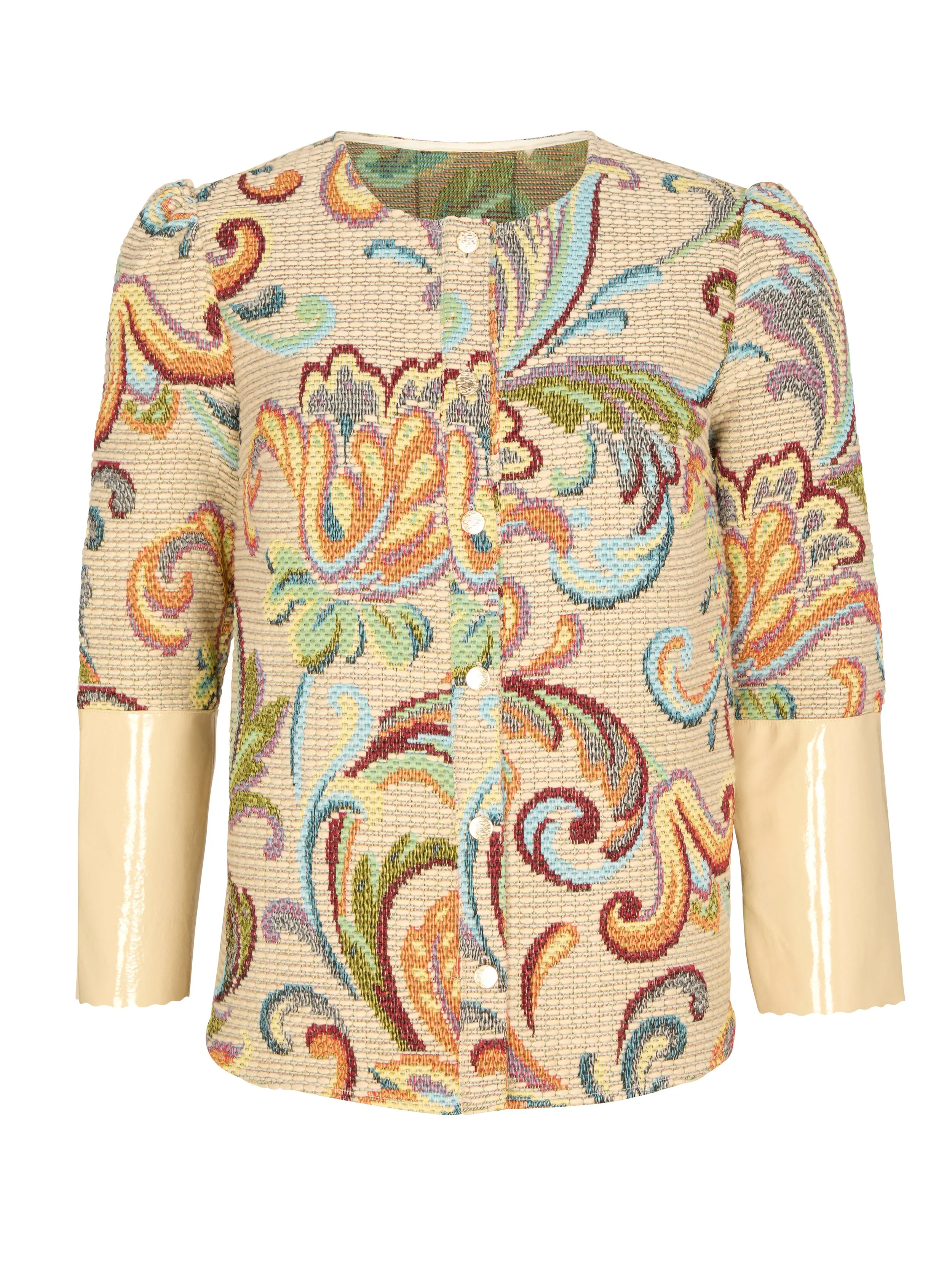 Manley Blair Jacket in buttercream floral