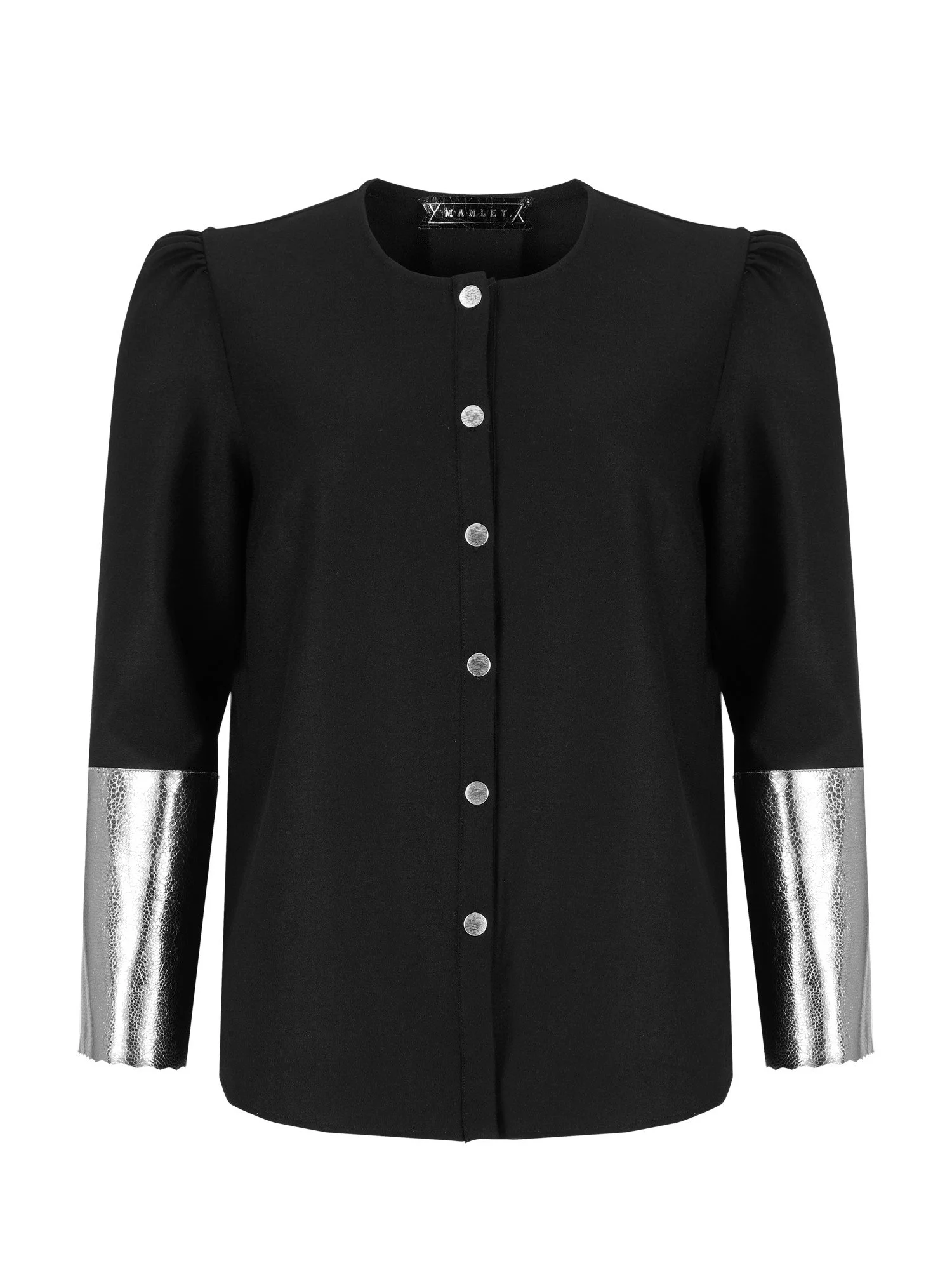 Blair shirt - Black and silver - front.jpg