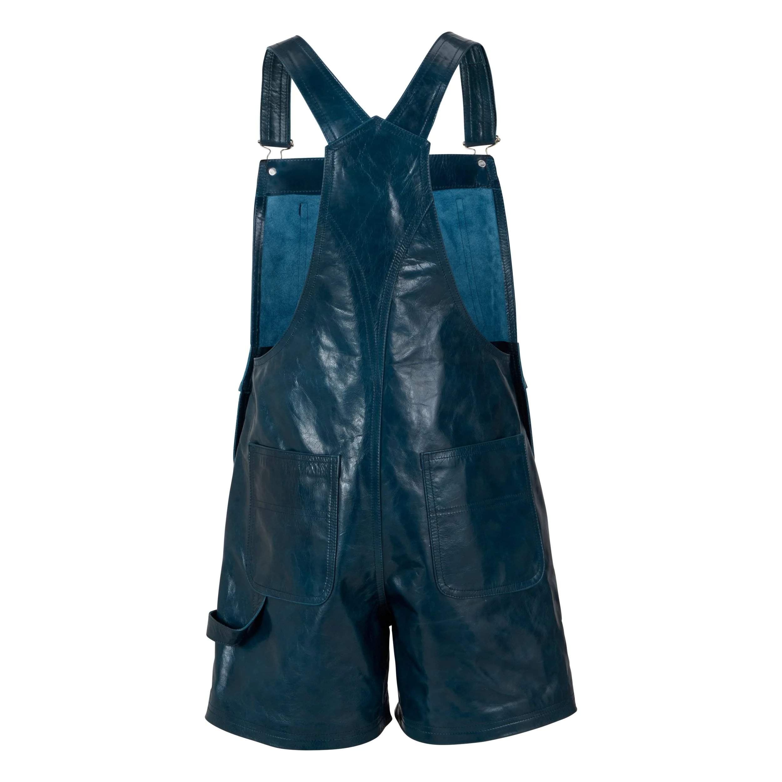 Parker Dungarees - Petrol - Back €425.jpg