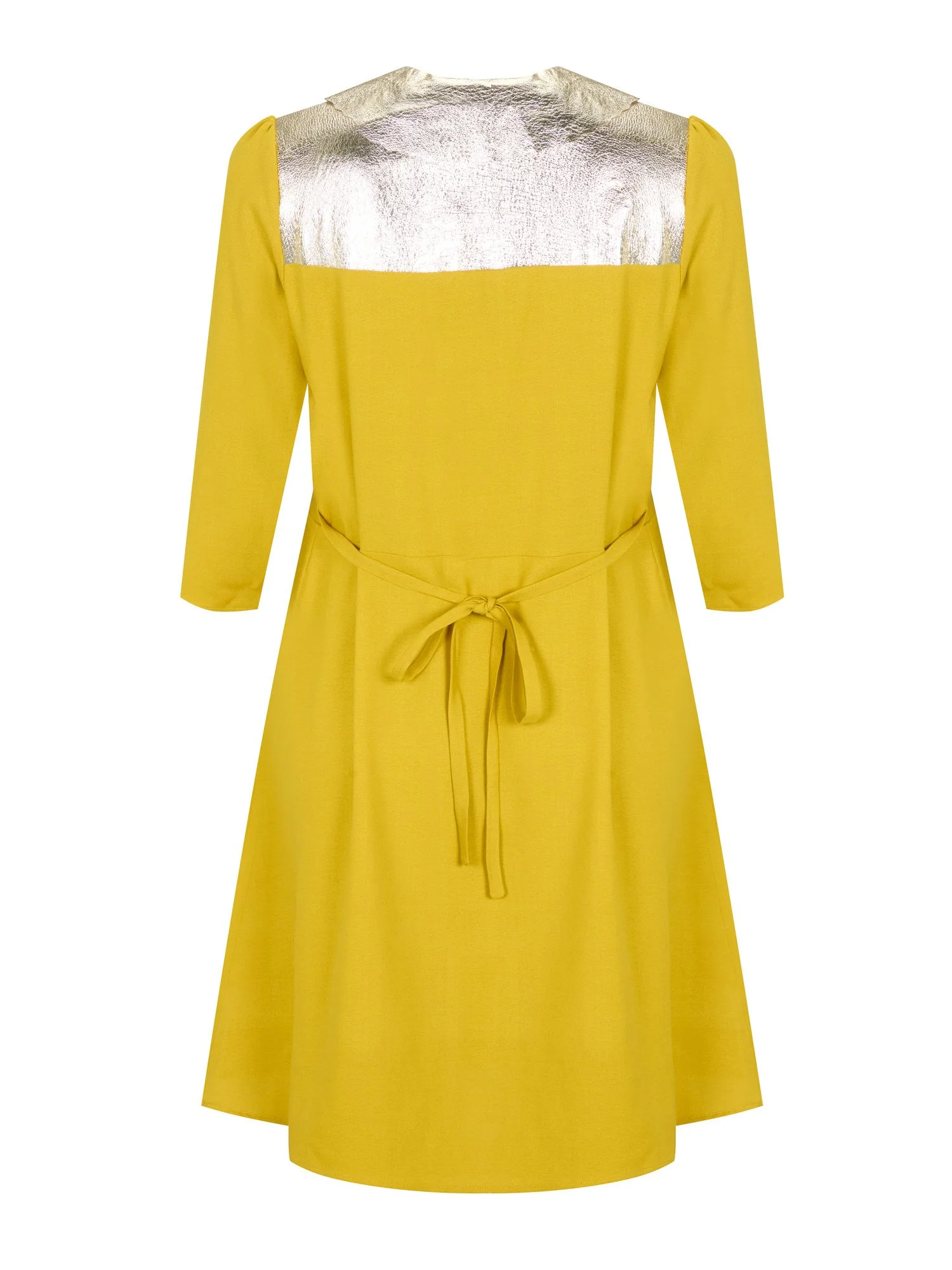 Manley - Mia Dress - Marigold  {back} €299jpg.jpg