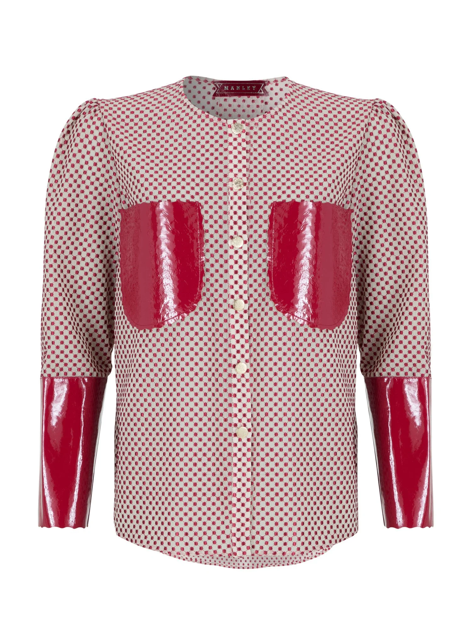 Tabby shirt - Red polka dot.jpg