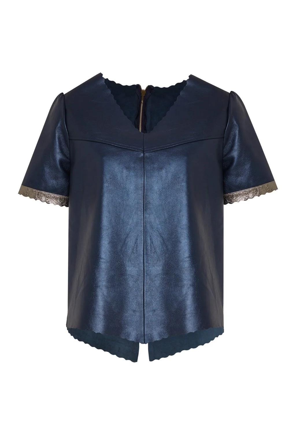 Alexa Leather T-Shirt