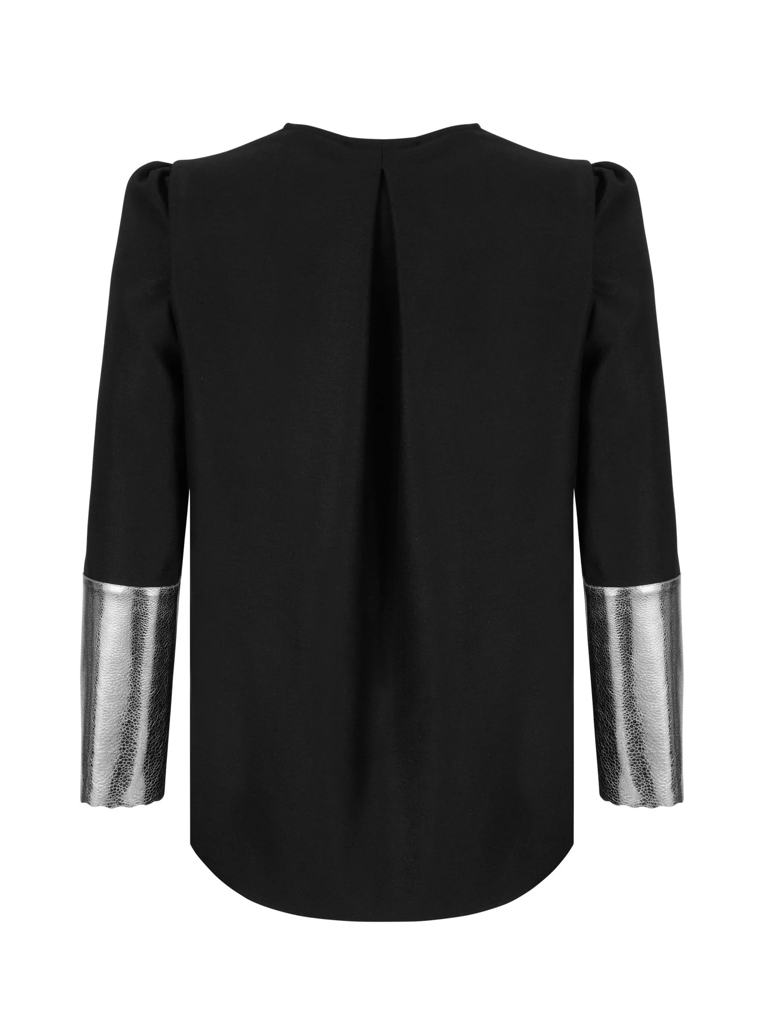 Tabby shirt - Black and silver - back.jpg