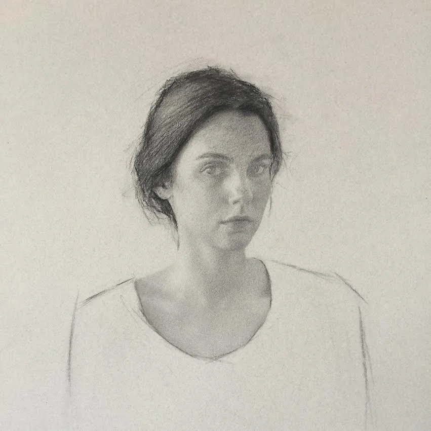 self in jesmond, charcoal on paper, 2015