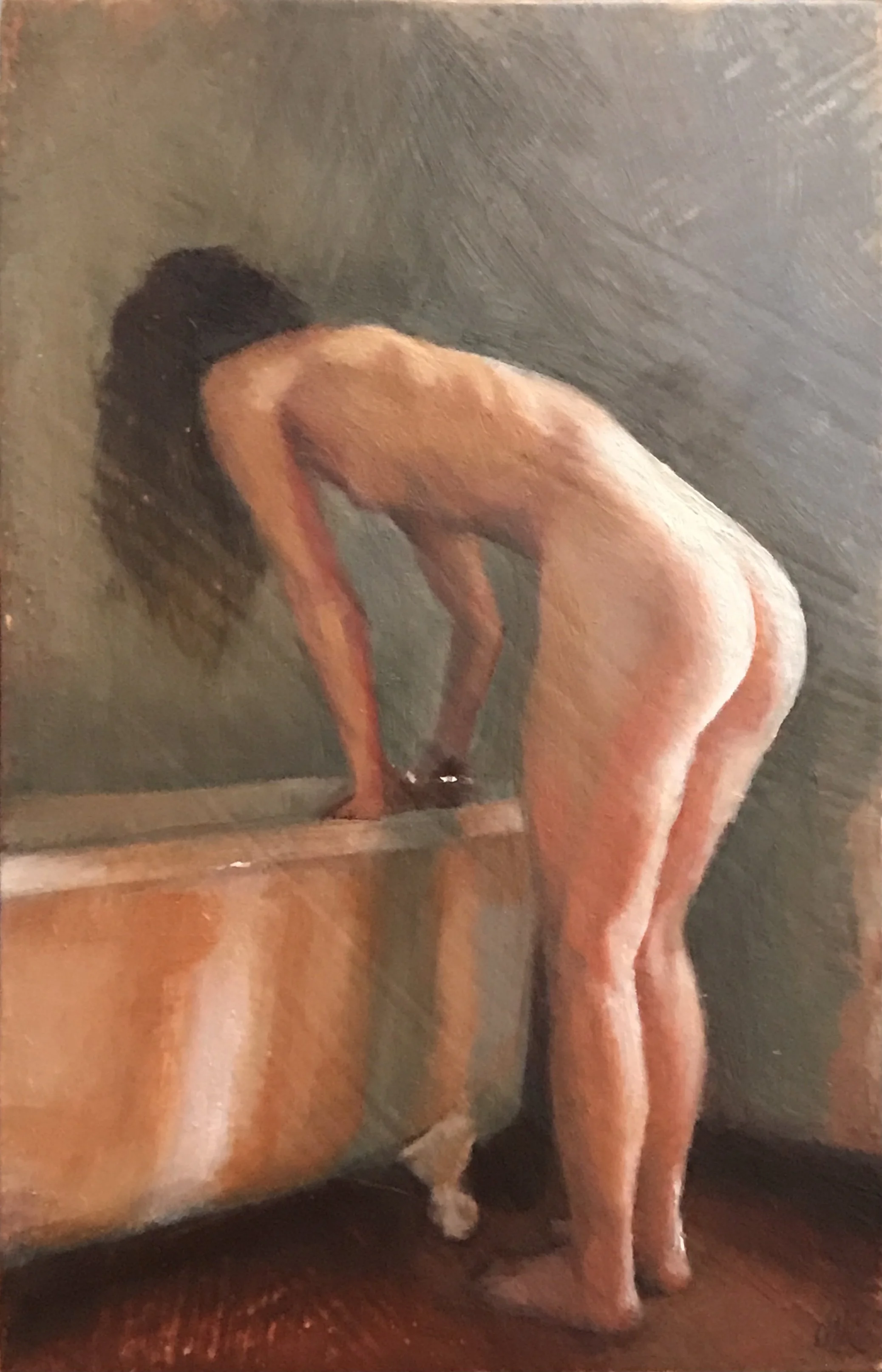 anja | oil on panel | 4 x 6 in | 10 x 15 cm | 2020