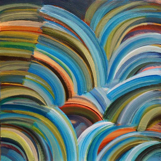 Meadowlands 8x8" acrylic on panel