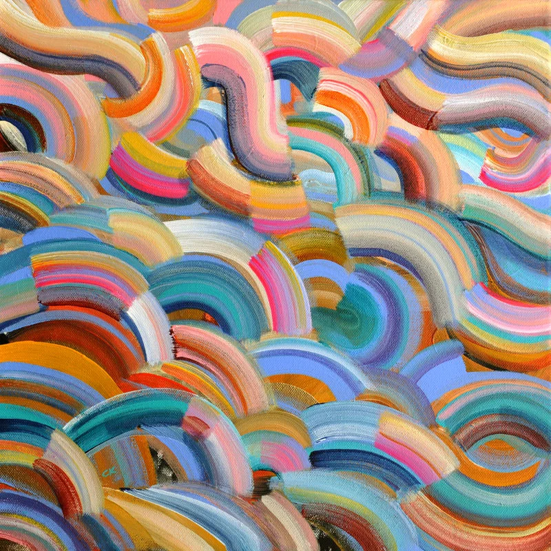 Maui Wowie 16x16" acrylic on canvas