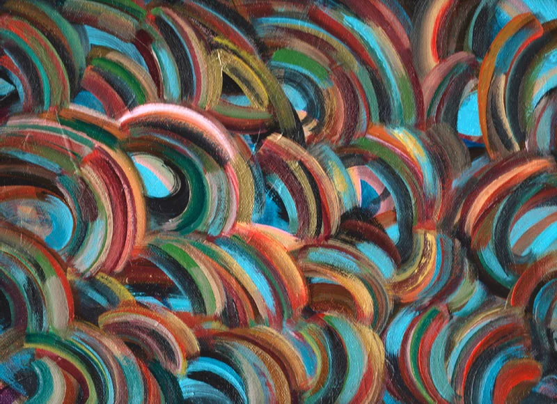 The Permanent 12x9" acrylic on canvas