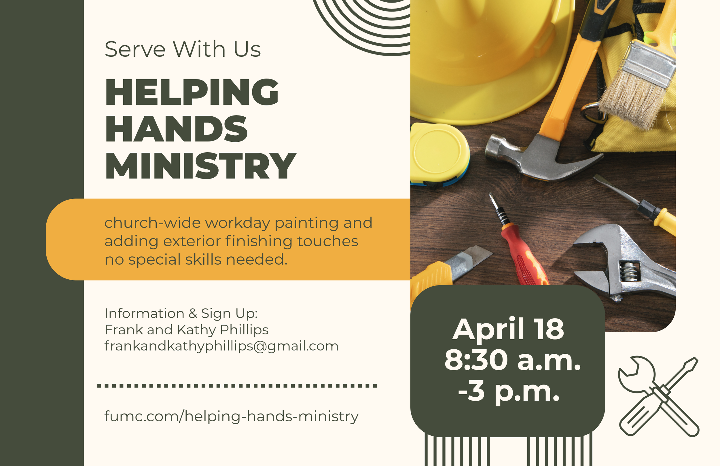 Helping Hands Ministry Workday - 2026