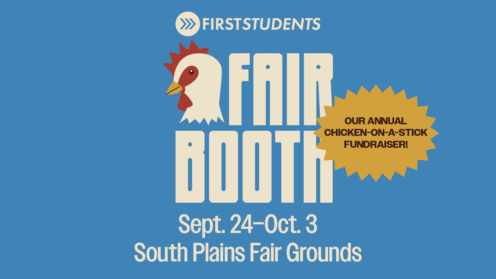 South Plains Fair Booth Students Fundraiser