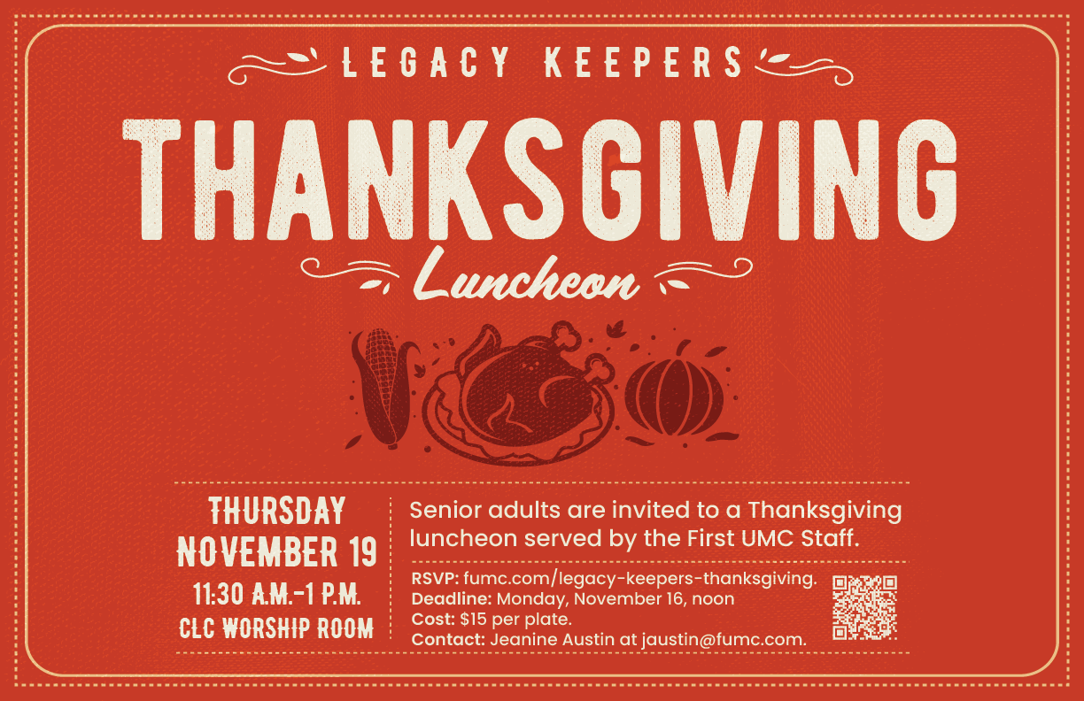 Legacy Keepers Thanksgiving Lunch 2026