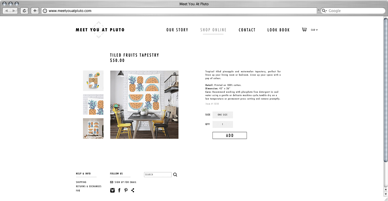 Shop Page - Individual