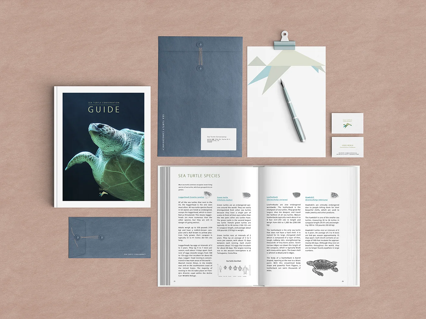 Conservation guide and brand stationaries