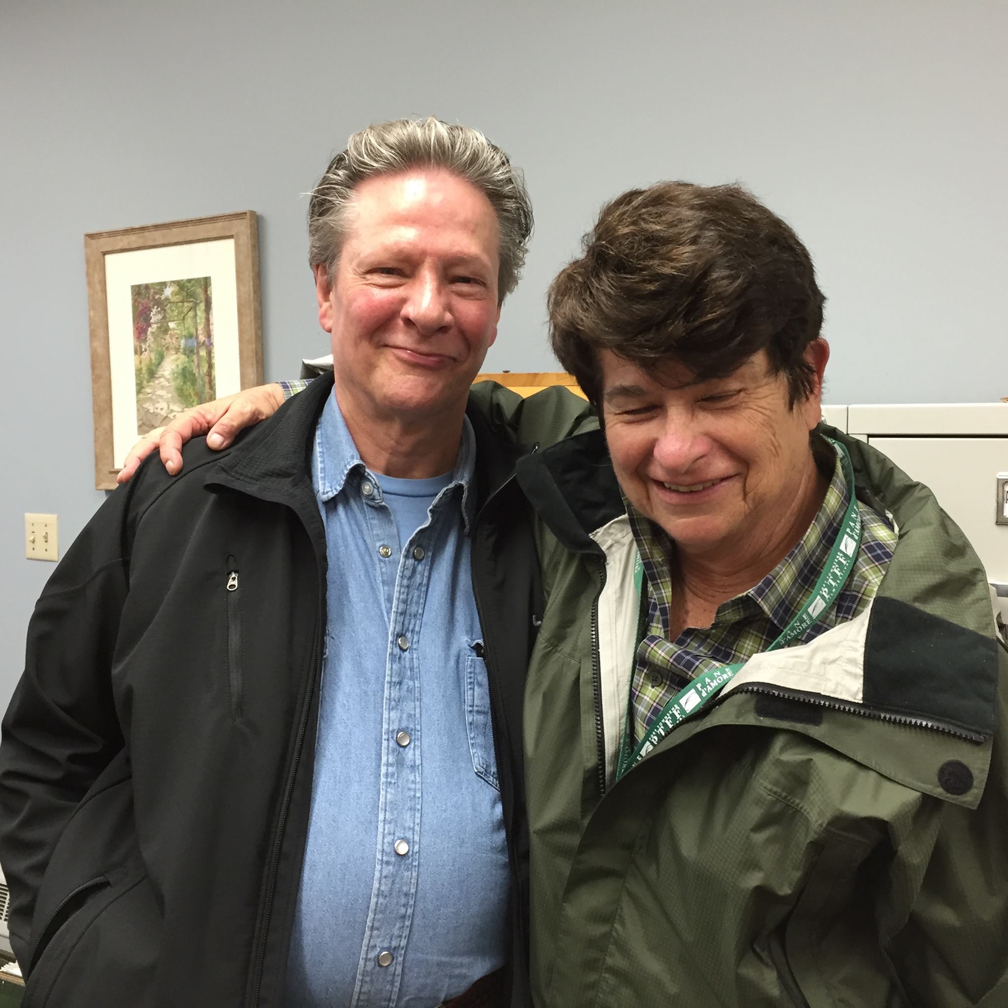 Penny Cooper and Chris Cooper "together again"
