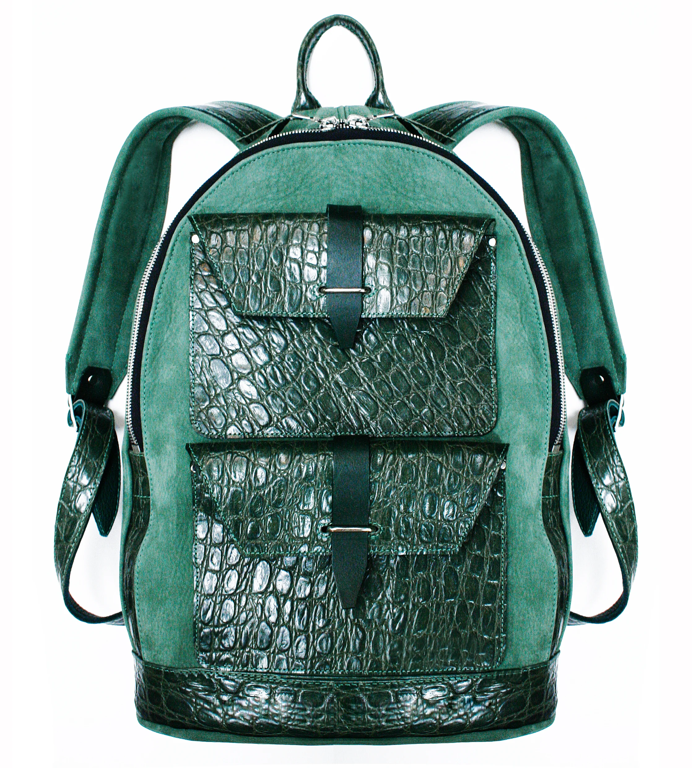 Sage Green Nubuck Leather Camelot Backpack Khoi Le