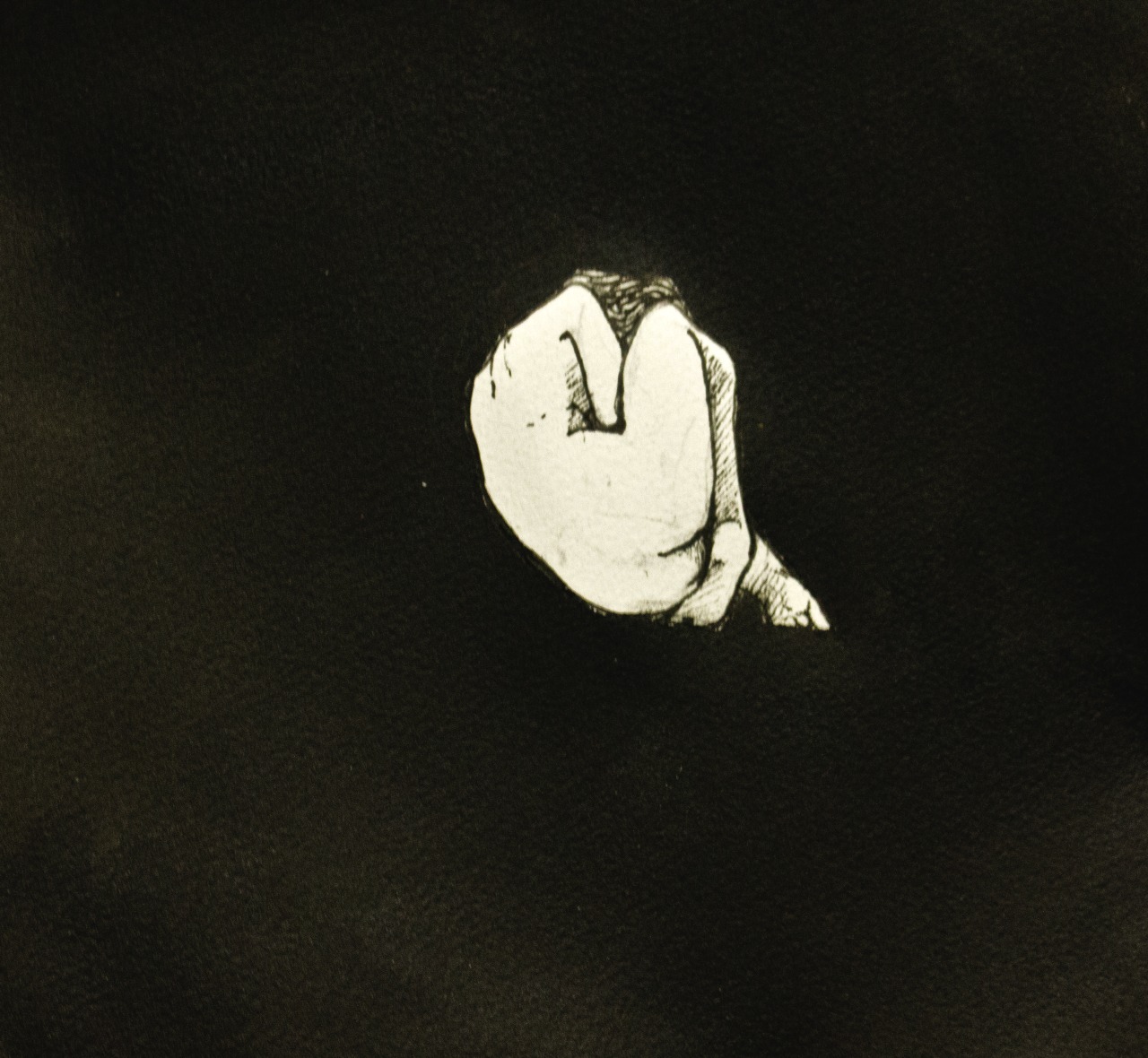    To be unborn  . 2013. 10 x 10 inches. Ink wash on paper. 