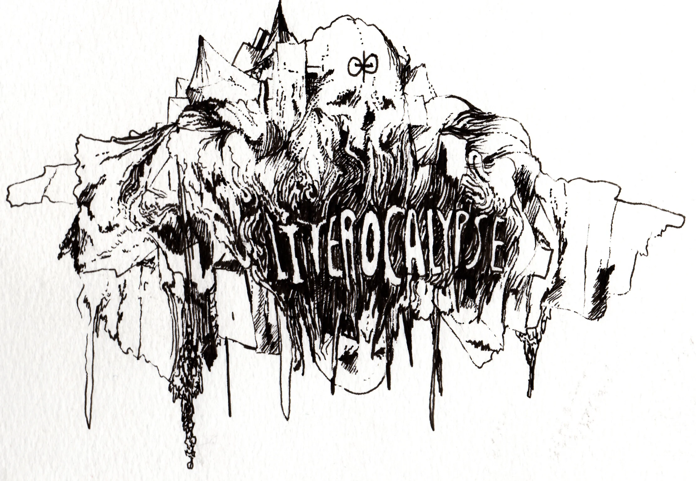 Header design for a literary collective known as Literocalypse.