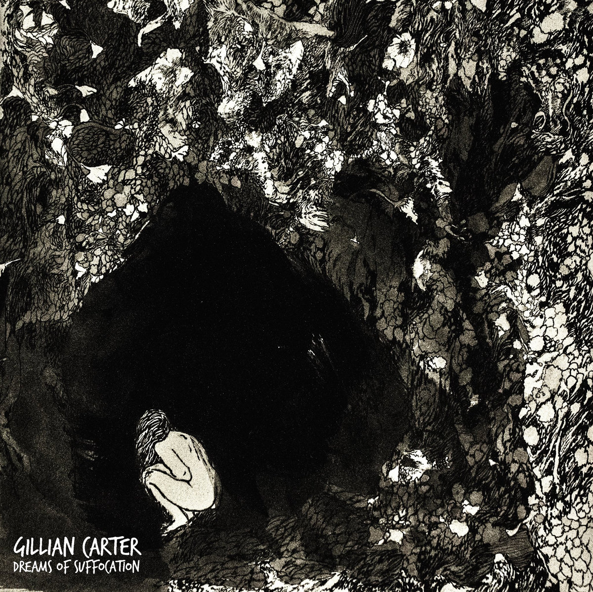  2016. Cover design for Gillian Carter - Dreams of Suffocation. Released through Skeletal Lightning. 