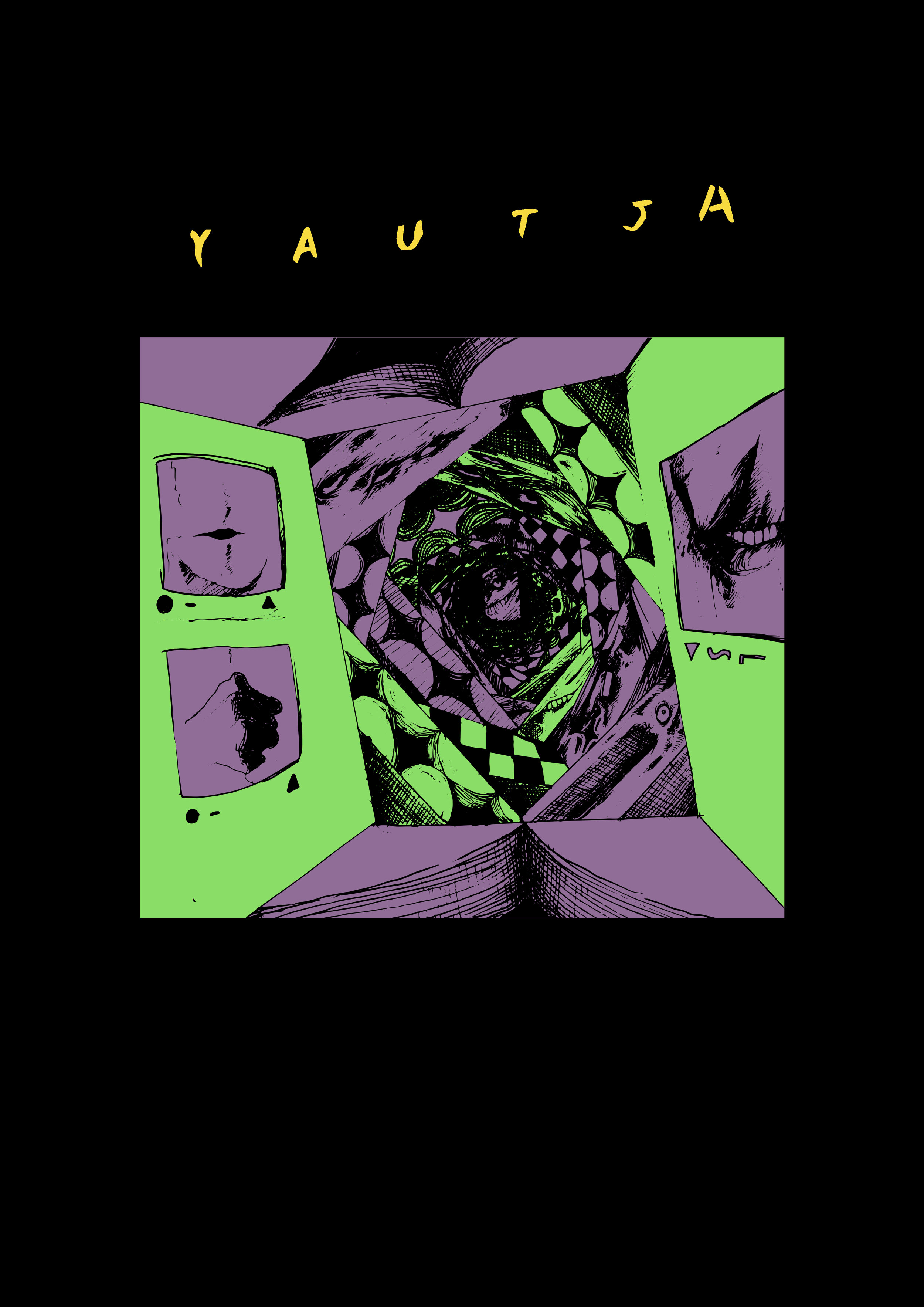  2021. “Constantine” shirt design for Yautja. Printed by Relapse Records. 