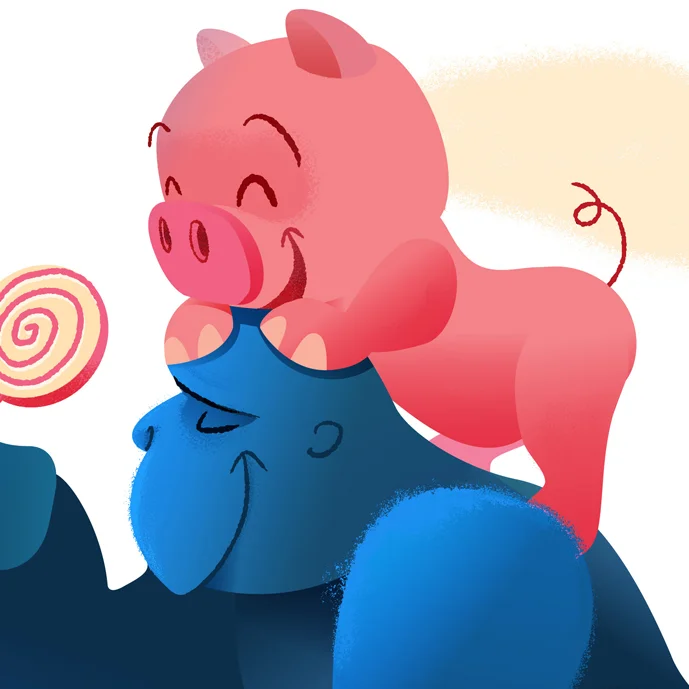 Gorilla-and-pigfaceclosup.jpg