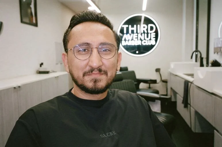 Boris at Third Avenue Barber Club in Gramercy, Manhattan