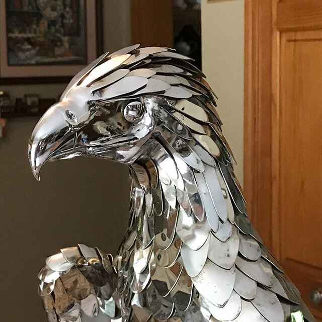 #baldeagle #americanbaldeagle #stainlesssteelsculpture