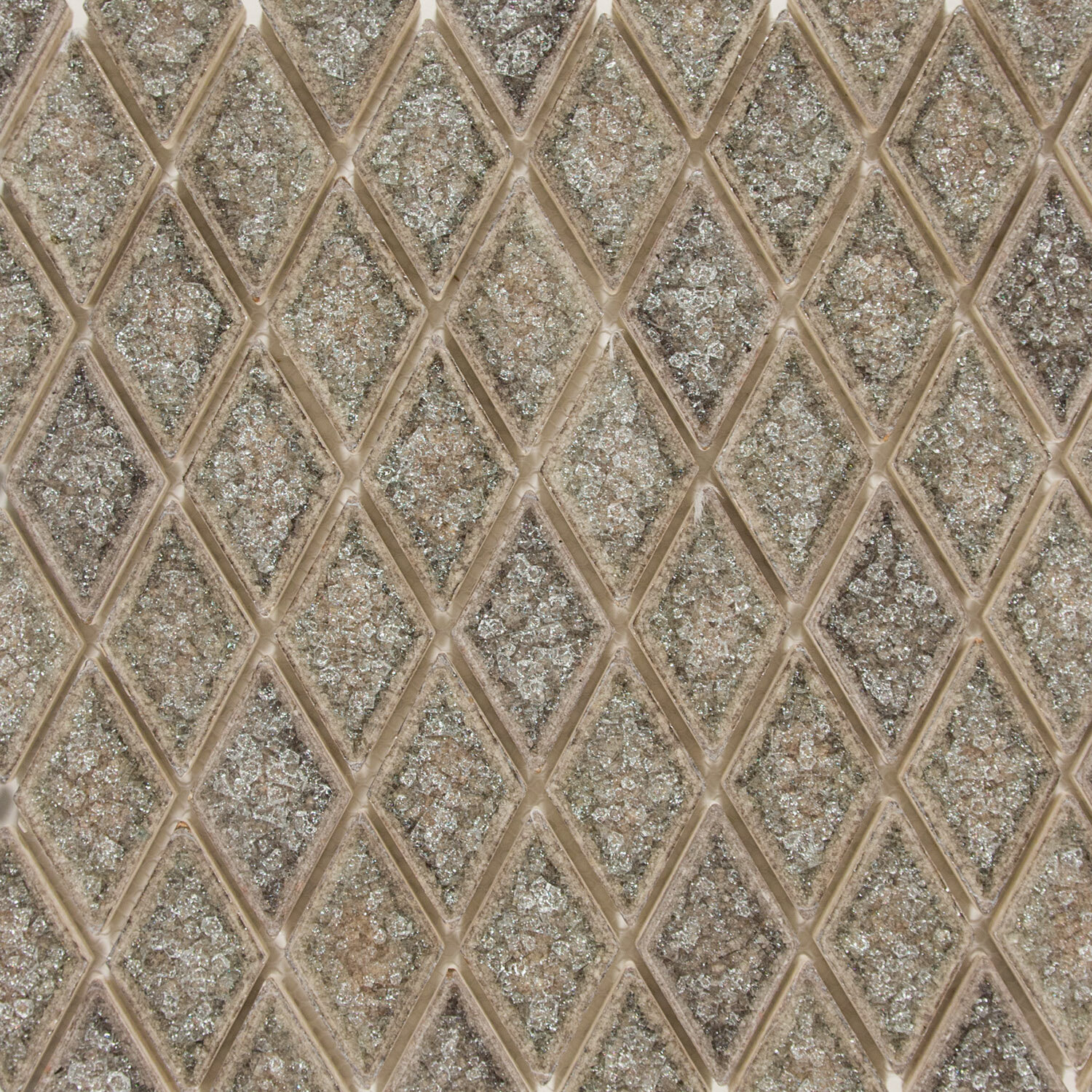 Bellini Collection Harlequin Mosaic Pattern in Color Palladium