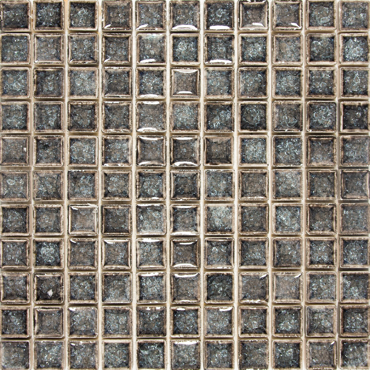 Bellini Collection 1" x 1" Mosaic Pattern in Color Ash