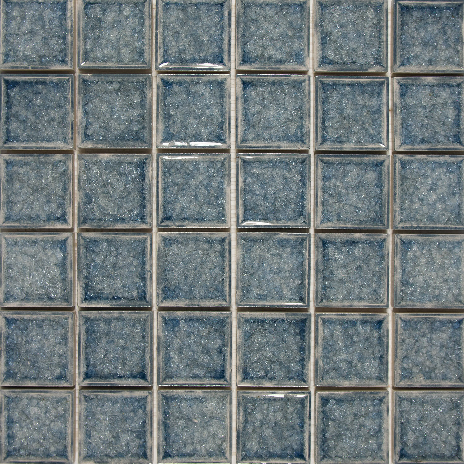 Bellini Collection 2" x 2" Mosaic Pattern in Color Glacier