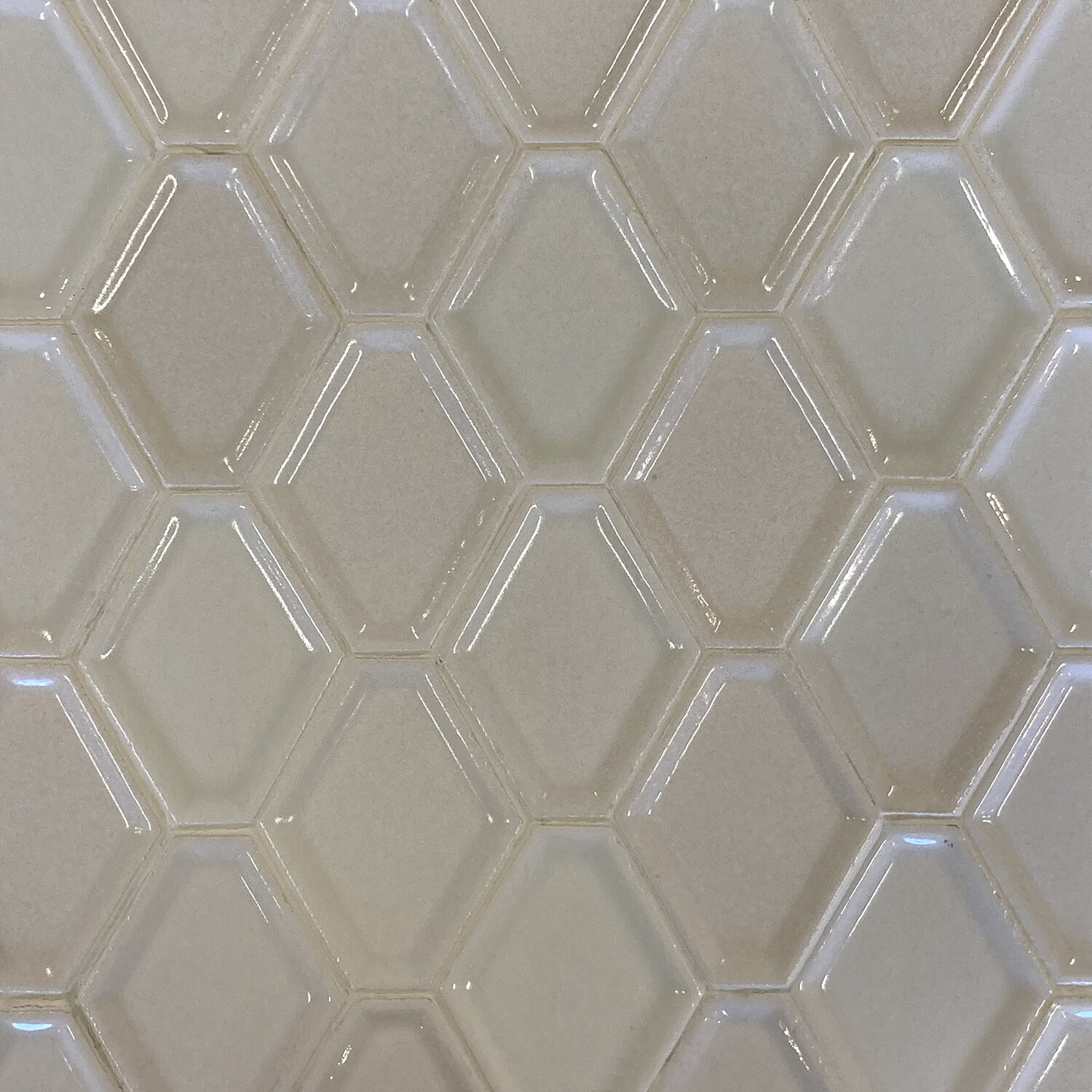 Miele Collection Honeycomb Mosaic Pattern in the color Alabaster